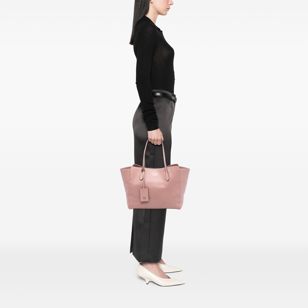 Pre-Loved Gucci Medium Leather Swing Tote - Picture 7 of 7